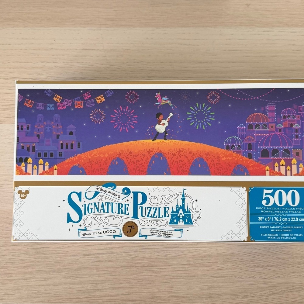 Disney Parks Pixar Coco 5th Anniversary Signature Puzzle 500 Piece Ashley Taylor